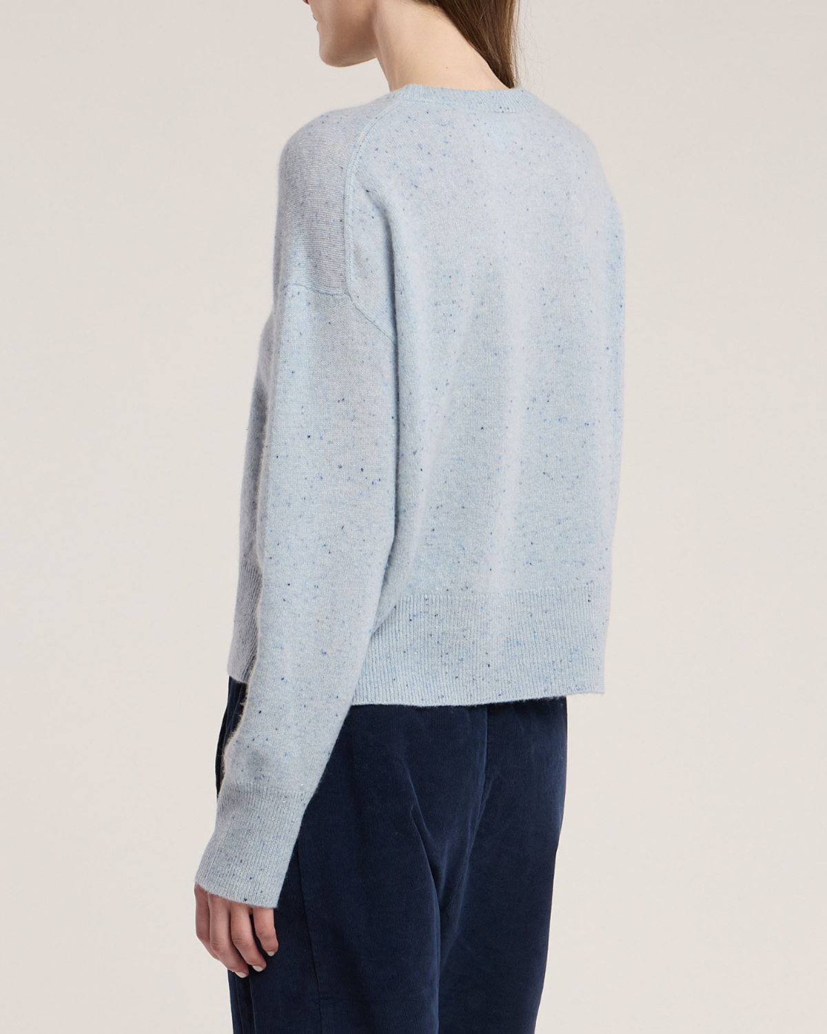 Velvet - Alba Crewneck Sweater in Capri