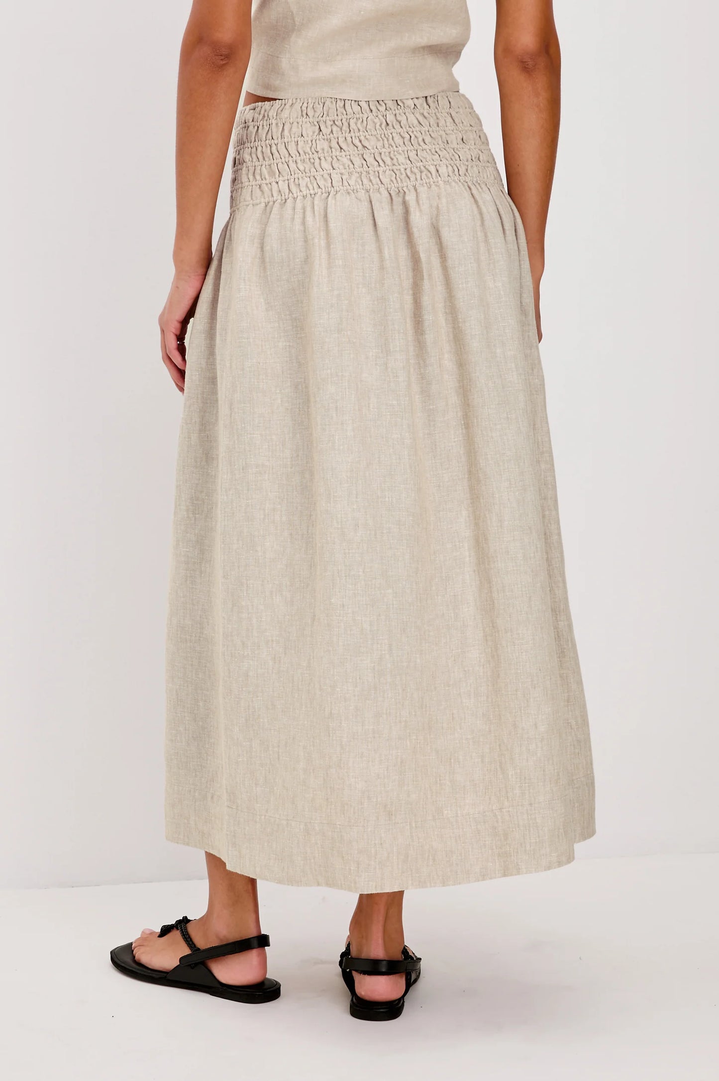 Rails - Alessa skirt Heathered Flax