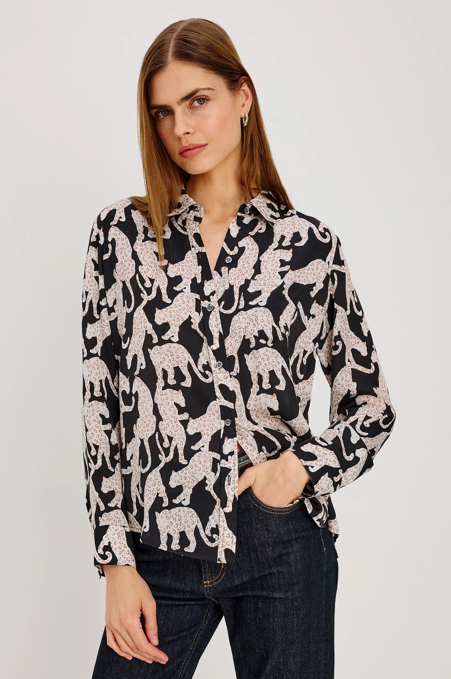 Crafted from a breathable blend of Cupro and Nylon, this piece drapes beautifully while maintaining its shape through everyday wear.