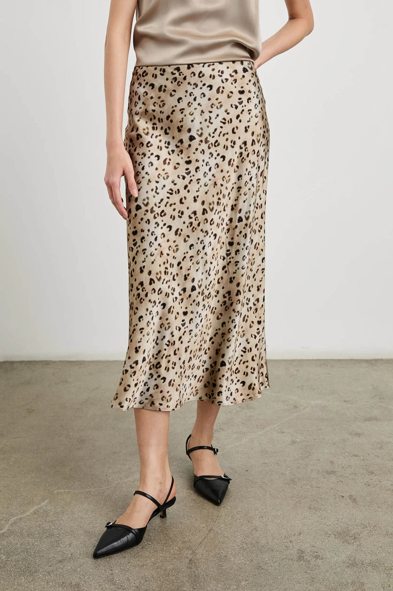 Rails - Anya skirt in Champagne Leopard