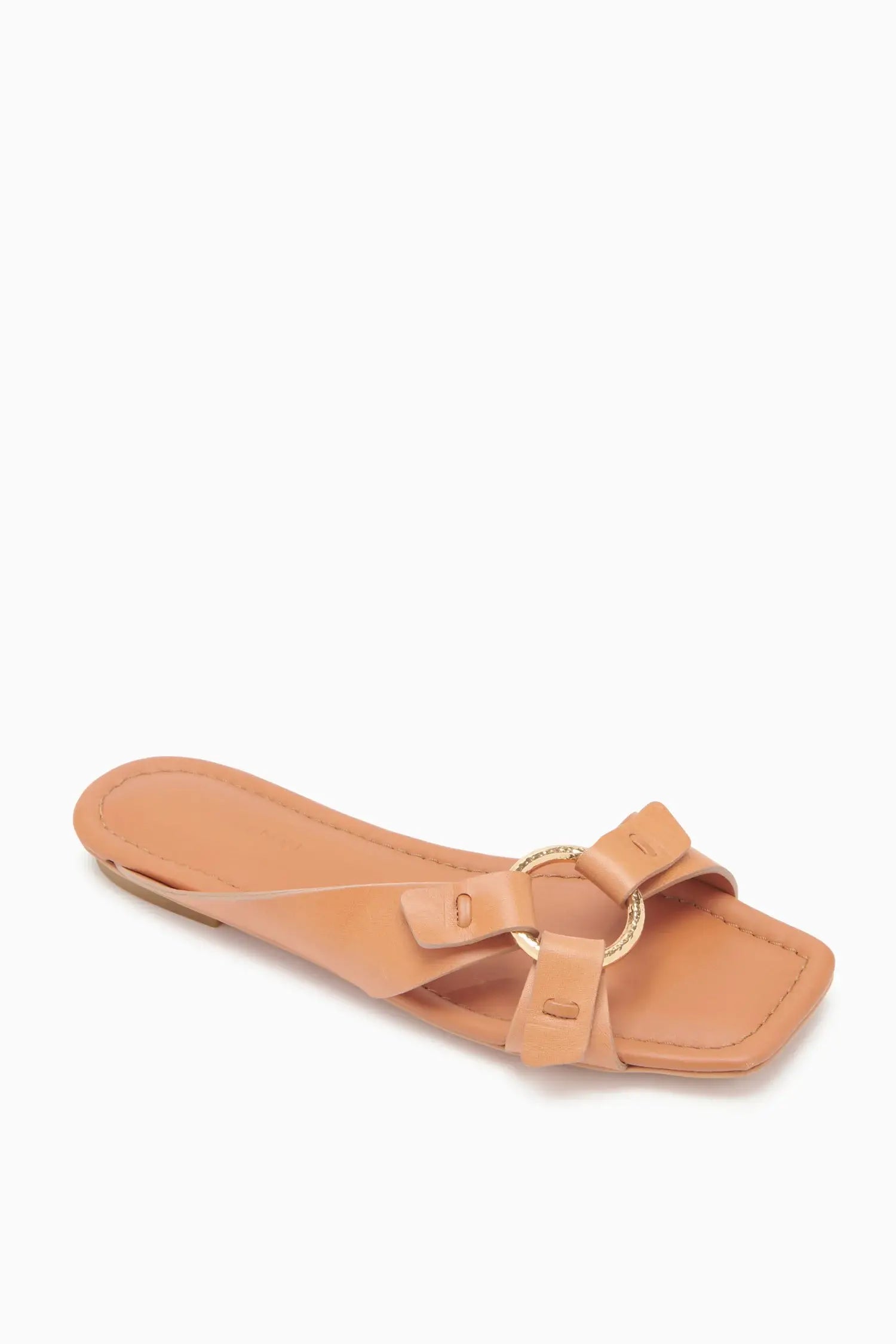 Ulla Johnson - Anya Slides in Pecan Brown