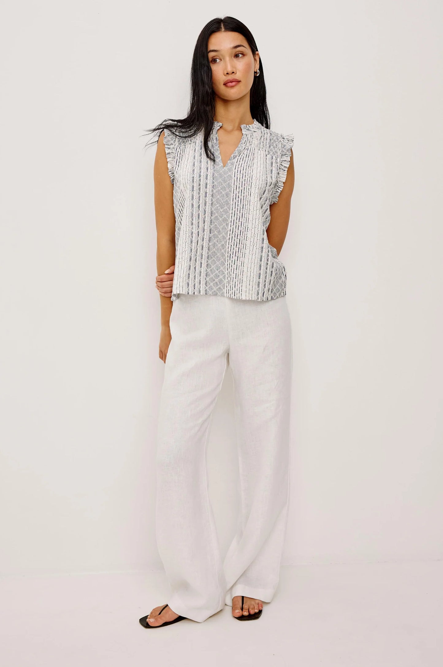 Rails - Arlene top Striped Eyelet