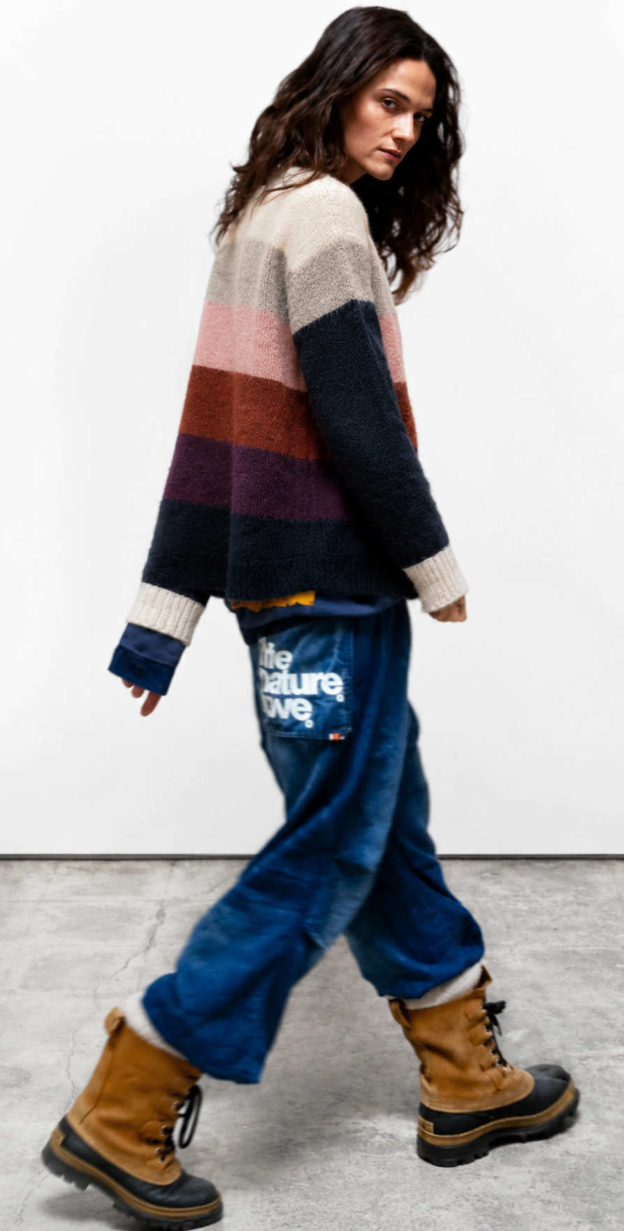 Freecity - cashmere lux super Color pocket cardigan in Mixup