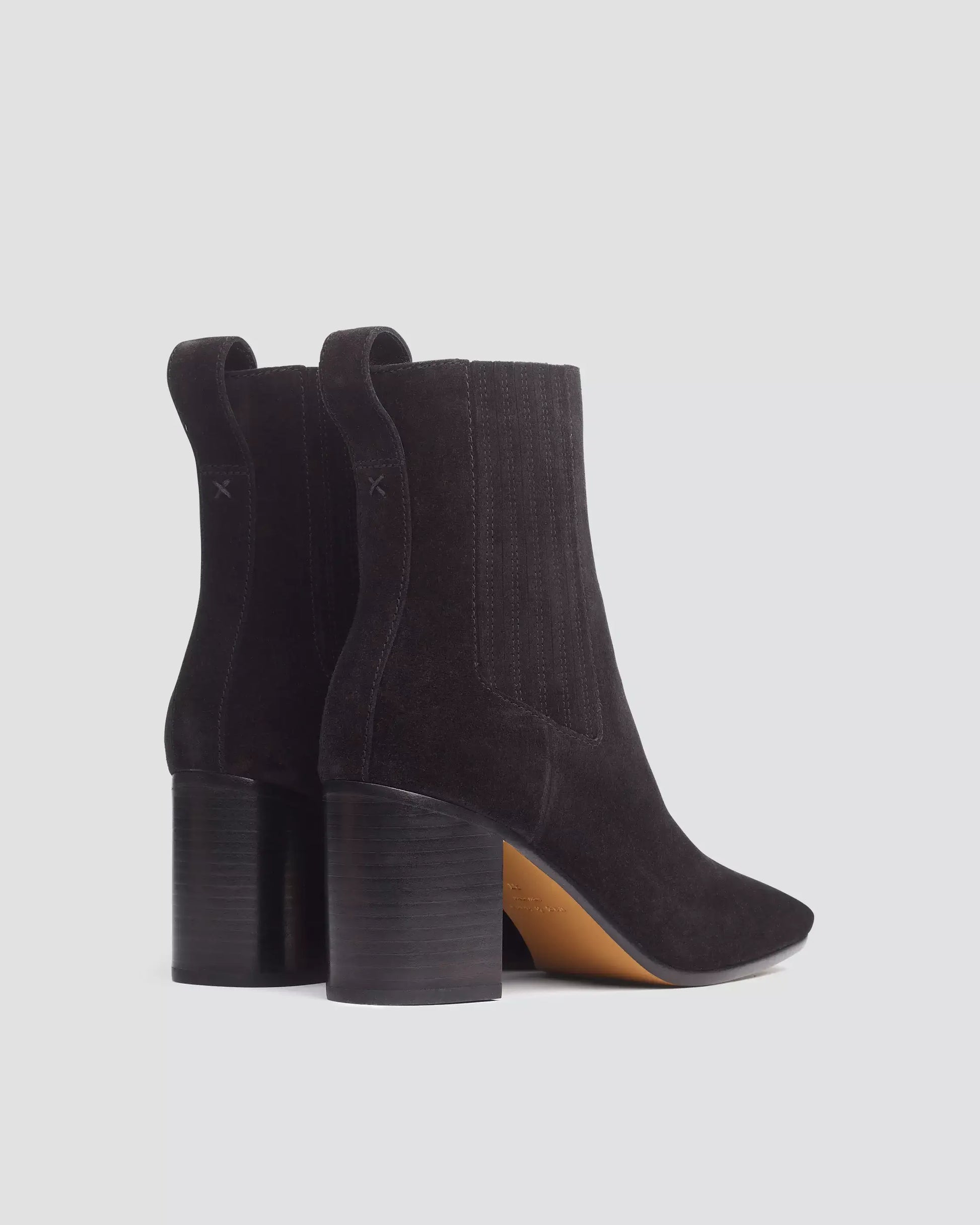 Rag & Bone - Astra Chelsea Suede Boot in Black