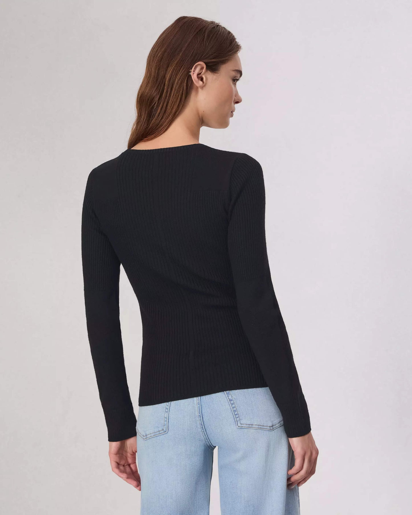 Rag & Bone - Audrina Crew top in Black