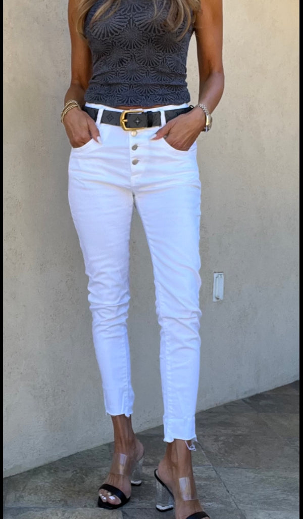 Aviv Pant in White