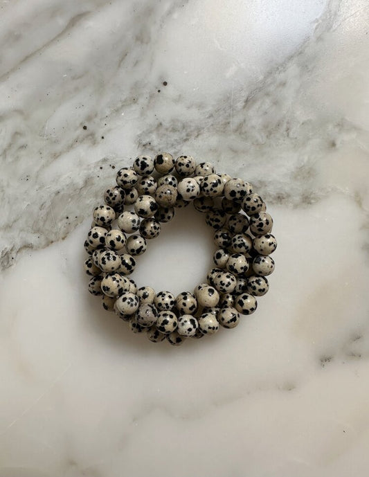 Emily Detert Jewelry - The Dalmatian beaded bracelet