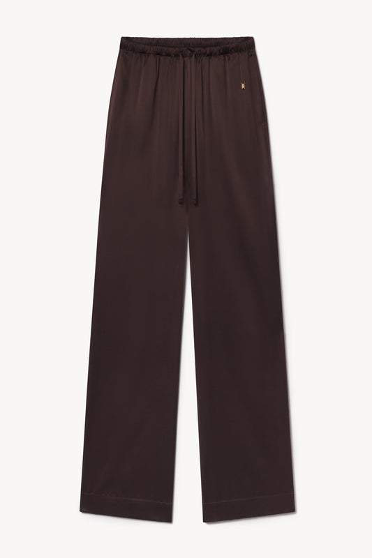 brown silk pant called brody from Eterne