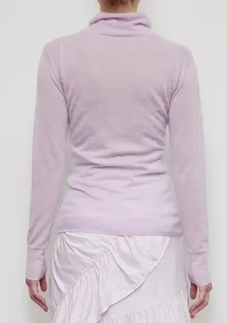 Brazeau Tricot - Tissue Turtle neck in Whisper lavender