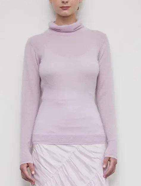 Brazeau Tricot - Tissue Turtle neck in Whisper lavender