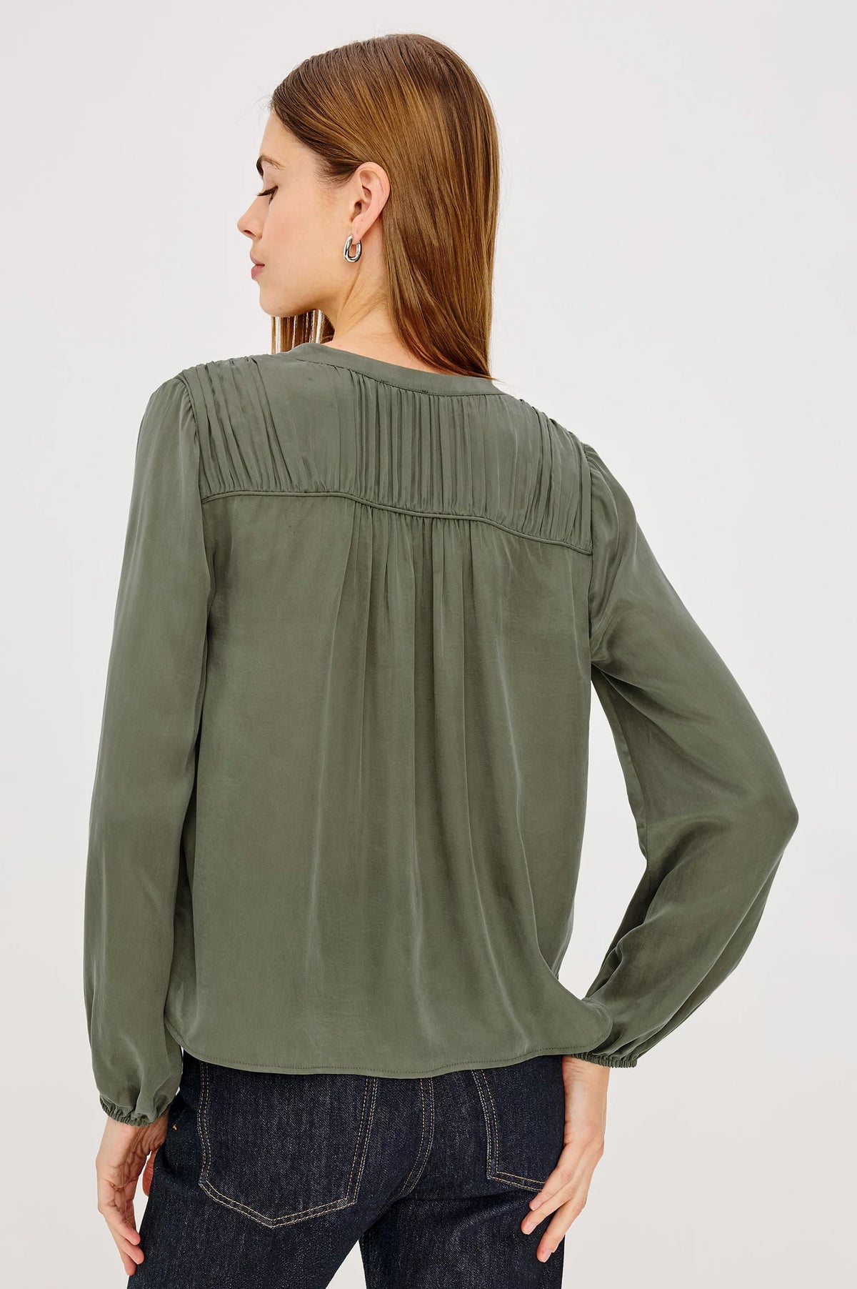 Rails - Cadence Shirt in Washed Olive