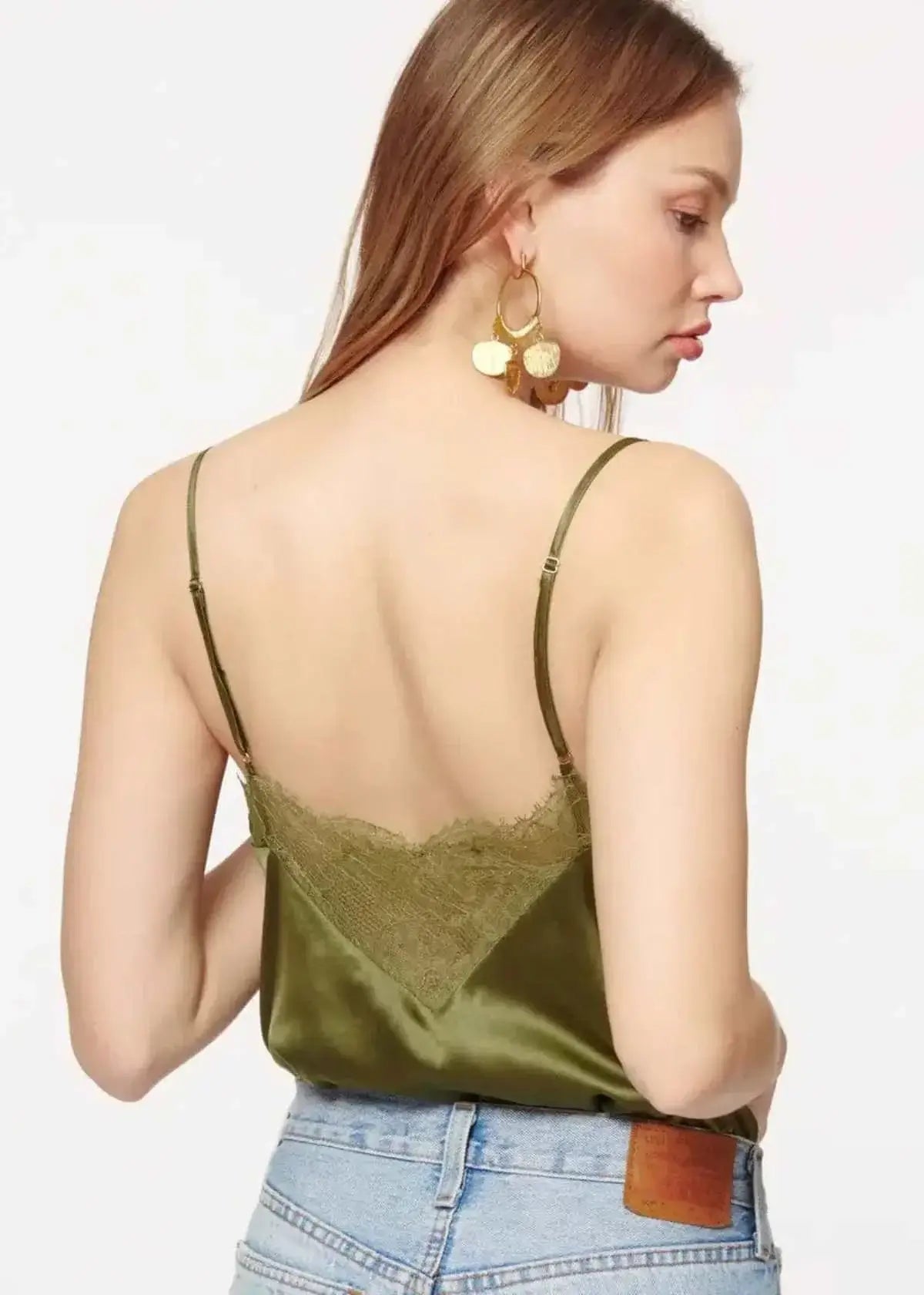 CAMI NYC - Clari  Cami in Oregano green