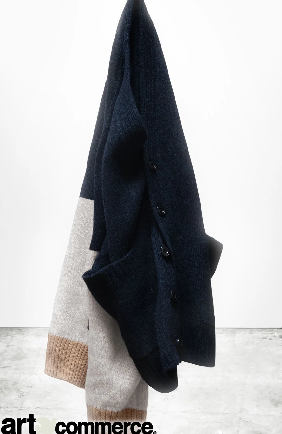 Freecity - cashmere lux cardigan in squids mix up