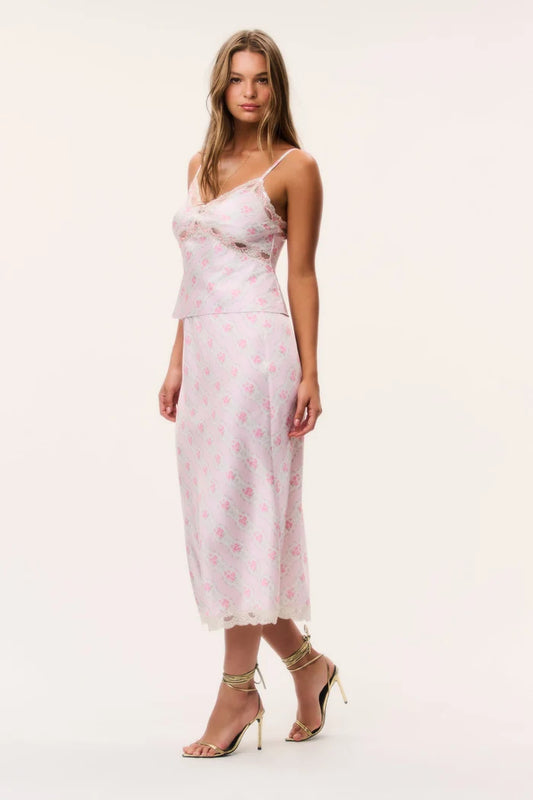 Love Shack Fancy - Castle Skirt in Lady Blossom