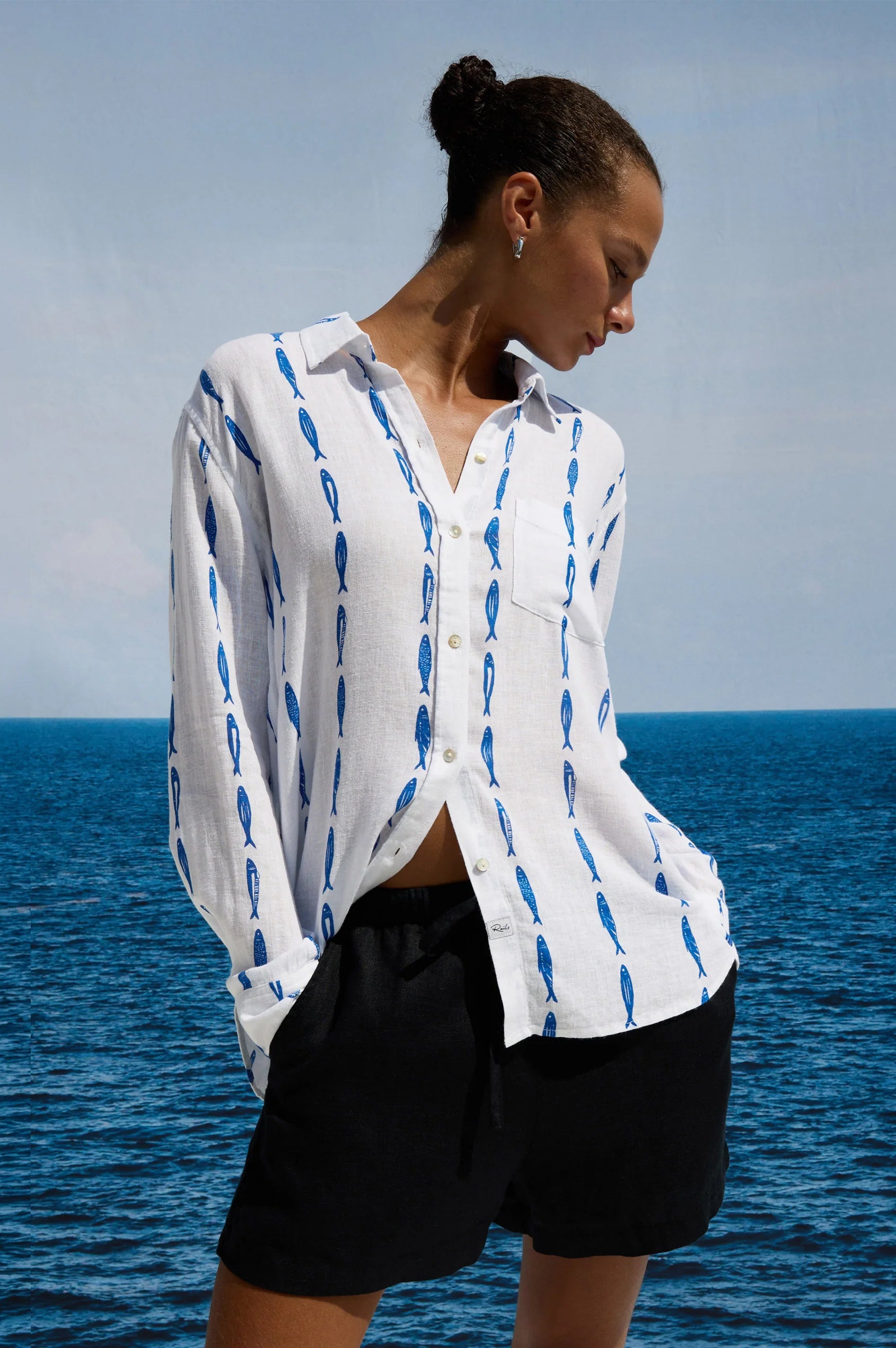 Rails - Charlie shirt in sardines