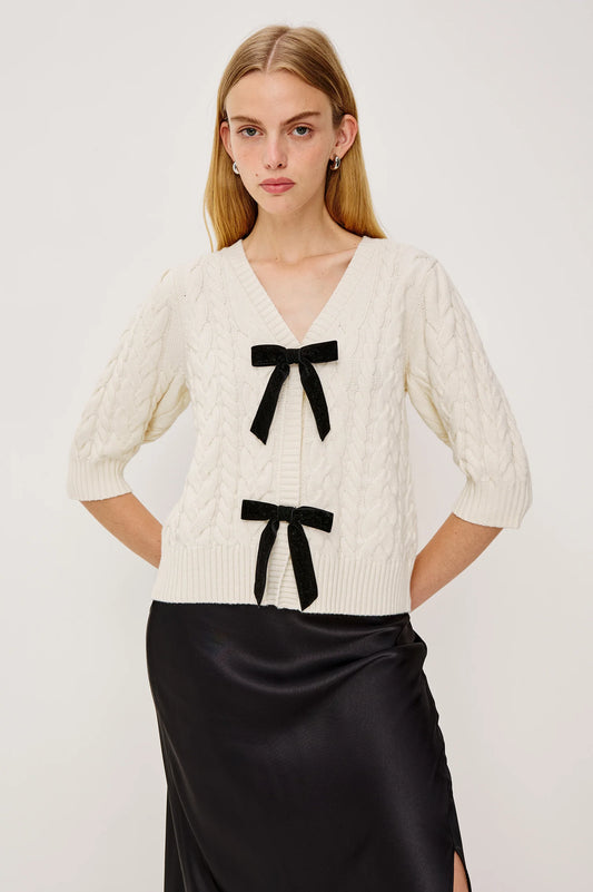 Rails - Clarissa Sweater in Ivory Cables