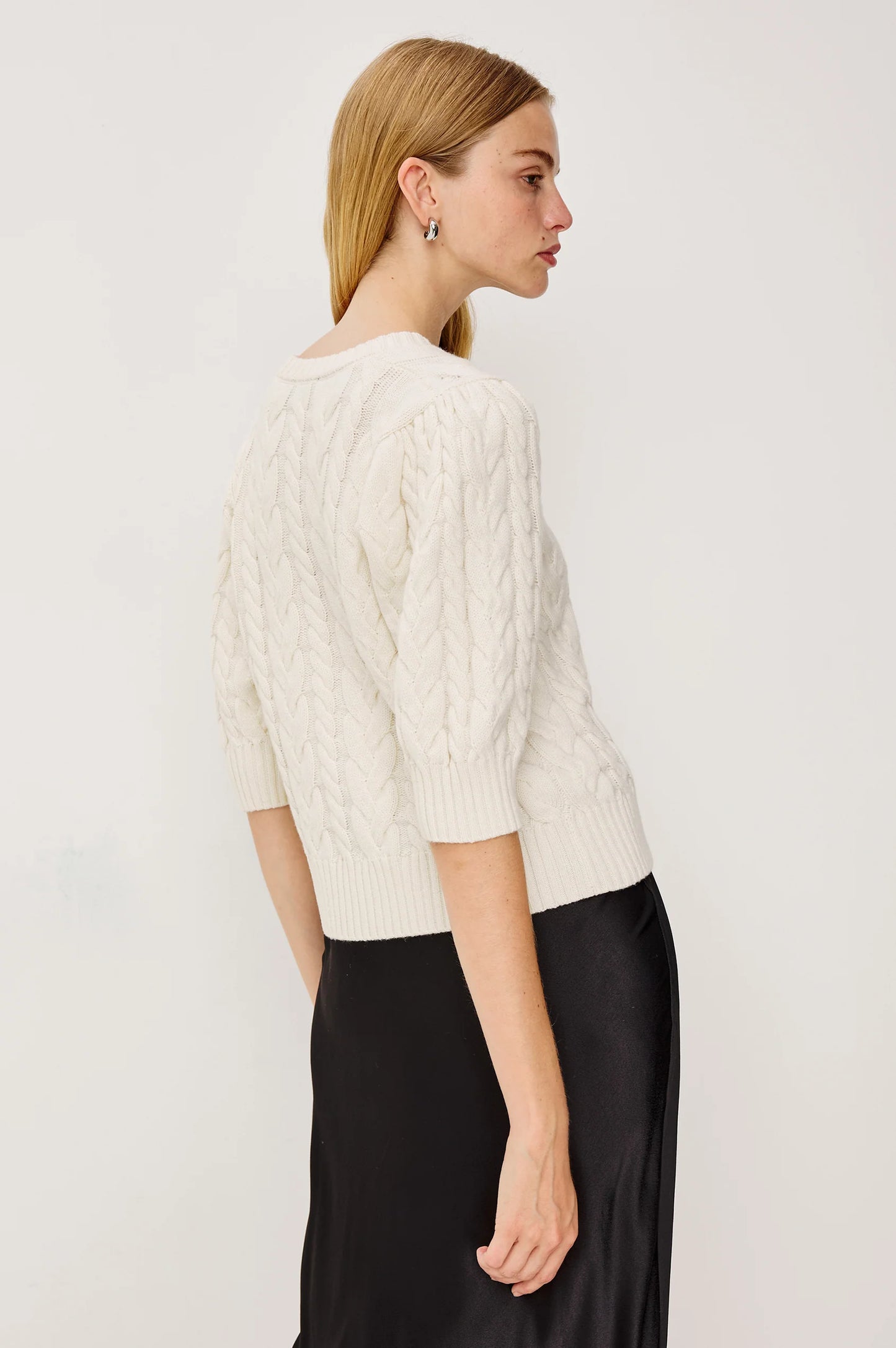 Rails - Clarissa Sweater in Ivory Cables