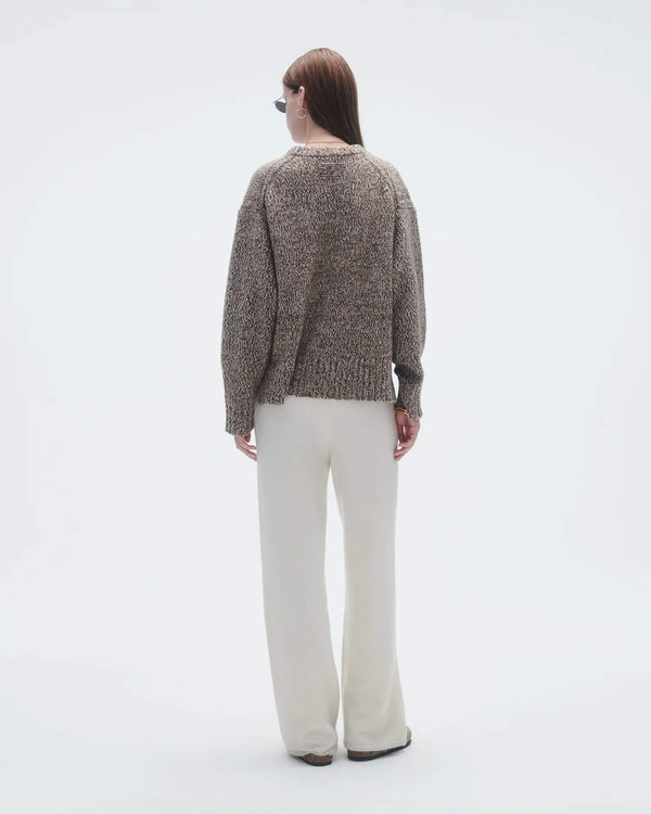 Guest In Residence - Cozy Crew Sweater in Dune Marl