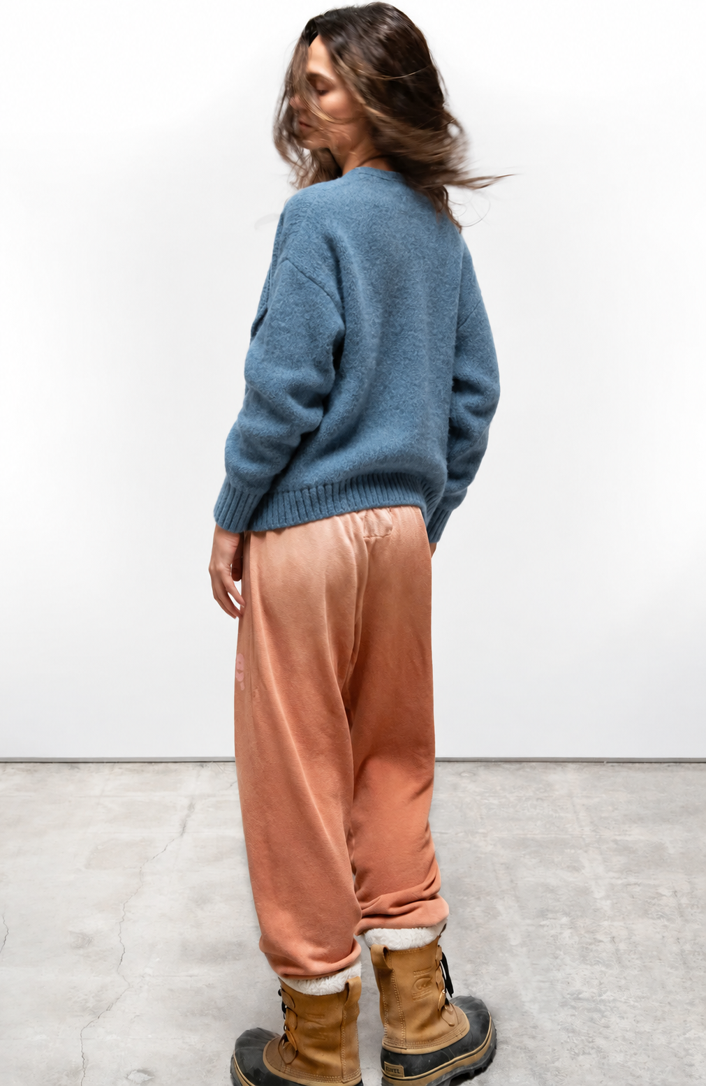 Freecity - Superyumm Norwegian wool pocket cardigan in norwegian blue