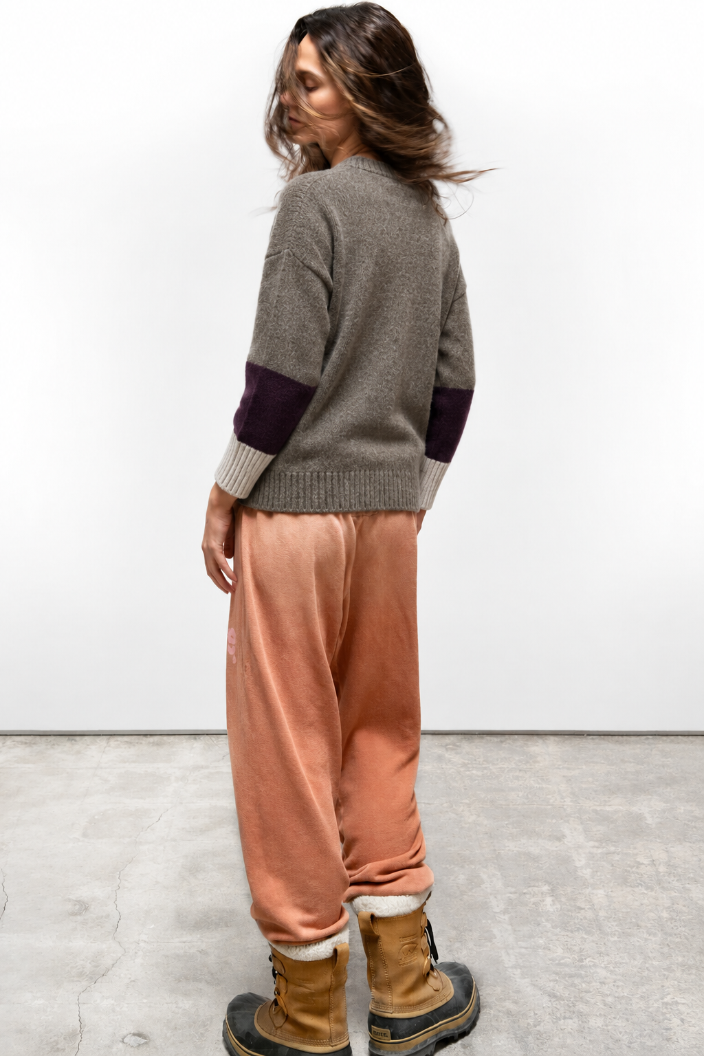 Freecity - cashmere lux cardigan in twigs mix up