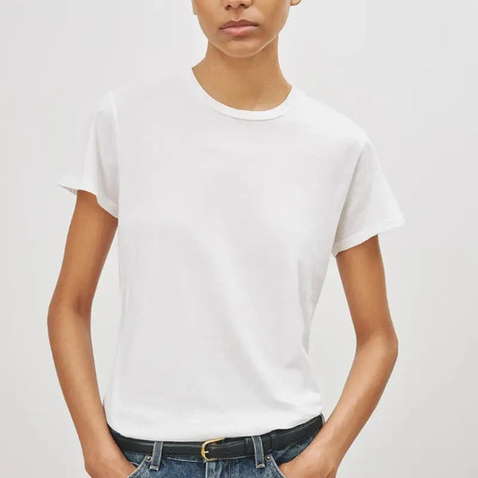 Nili Lotan - Mariela Crewneck Tee in White