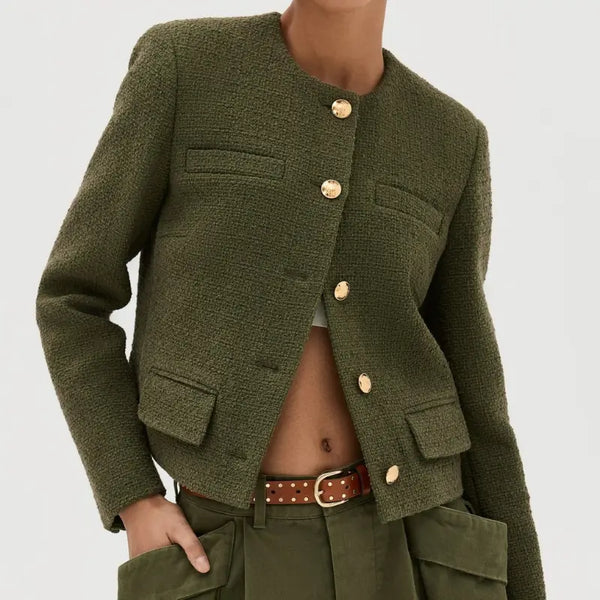 Nili Lotan - Paige Jacket in Army Green