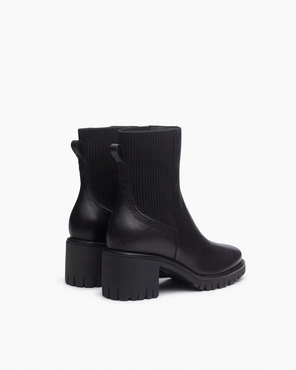 Rag & Bone - Corey heeled Leather Chelsea boot in black