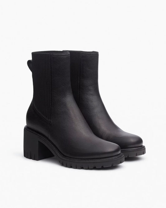 Rag & Bone - Corey heeled Leather Chelsea boot in black
