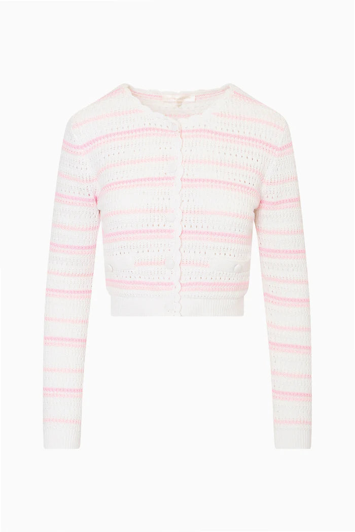 Love Shack Fancy - Dessa Cardigan in Marbella Stripe