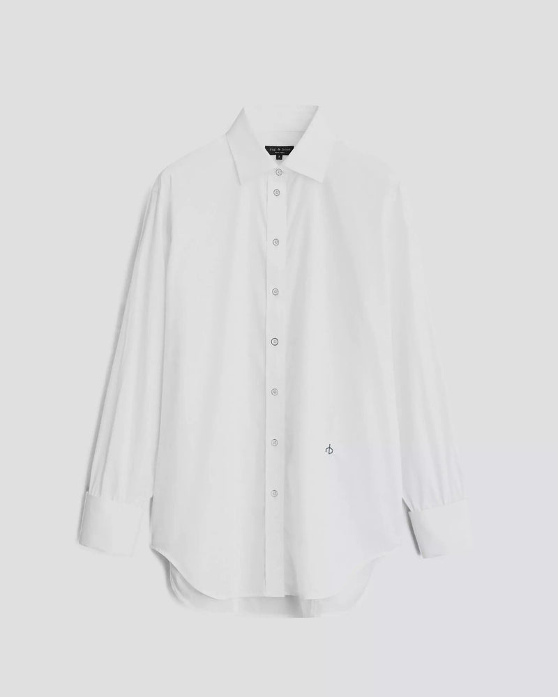 Rag & Bone - Diana Poplin Shirt in White