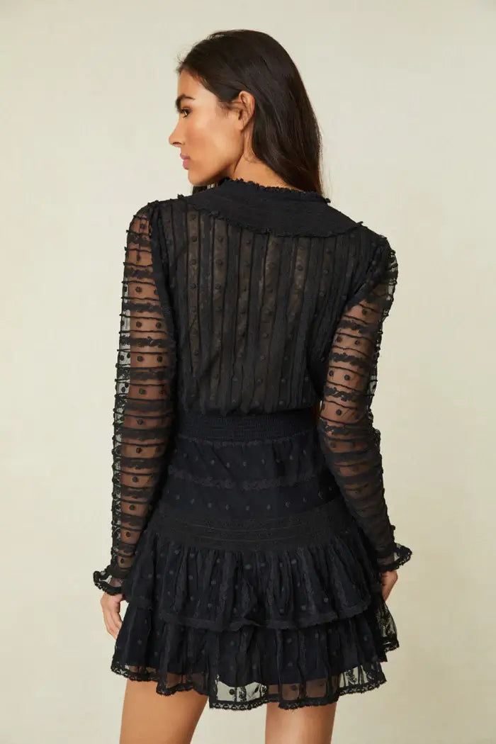Love Shack Fancy - Elio dress in Black