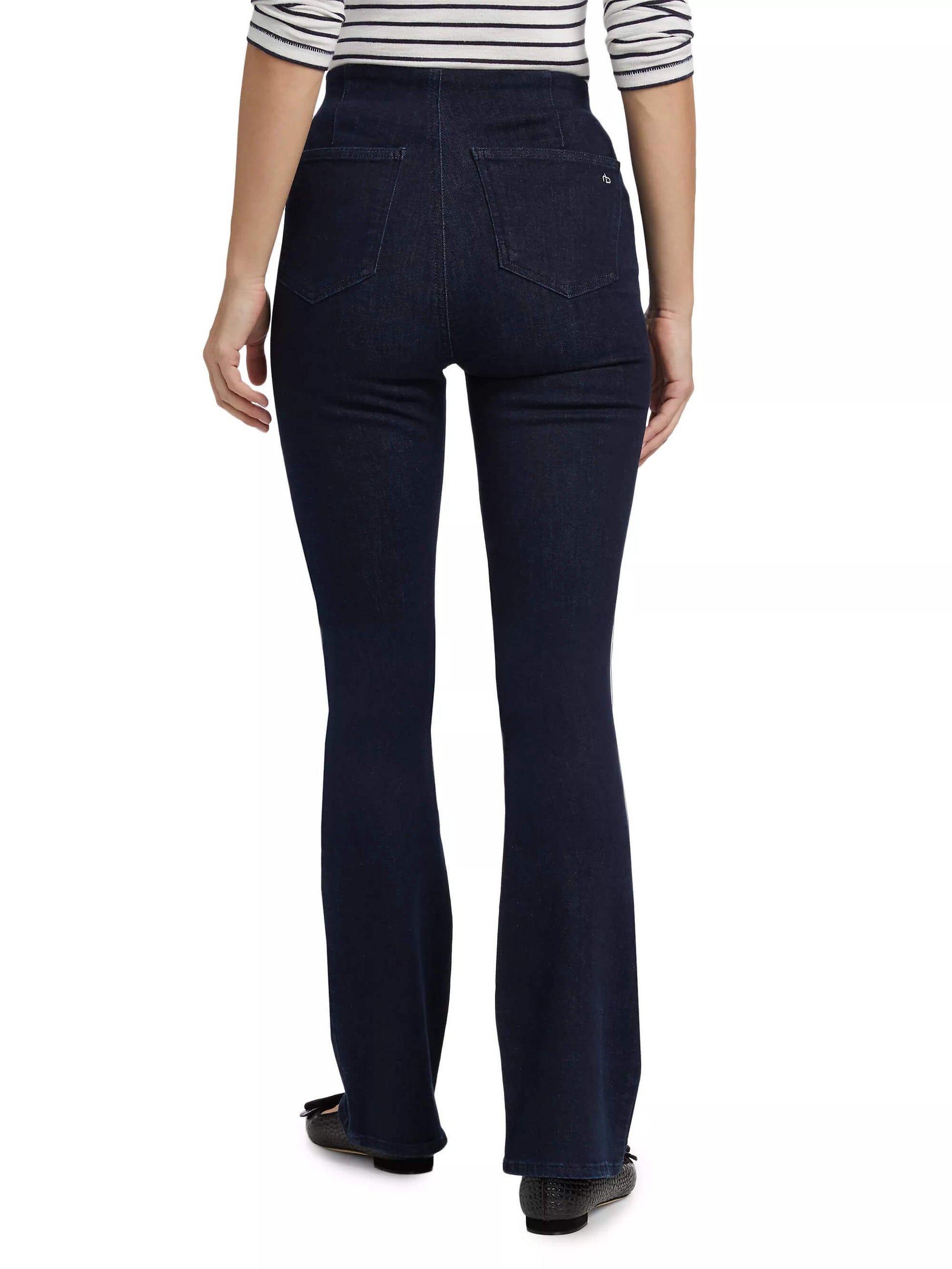 Rag & Bone - Epic High-rise Peyton Pull on Pant in Rinse wash