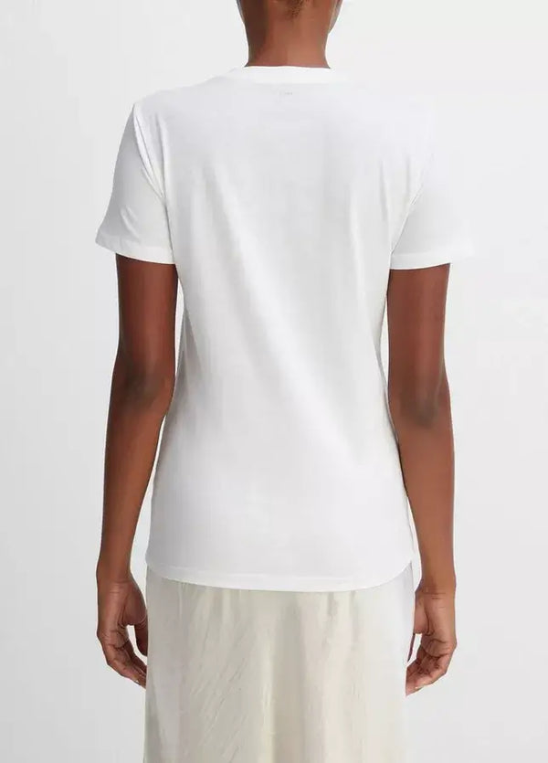 Vince - Essential Crew in Optic White