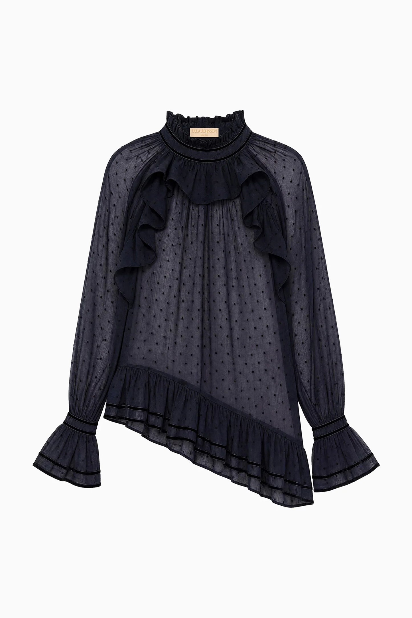 Ulla Johnson - Marcella L/s cotton blouse in nightfall