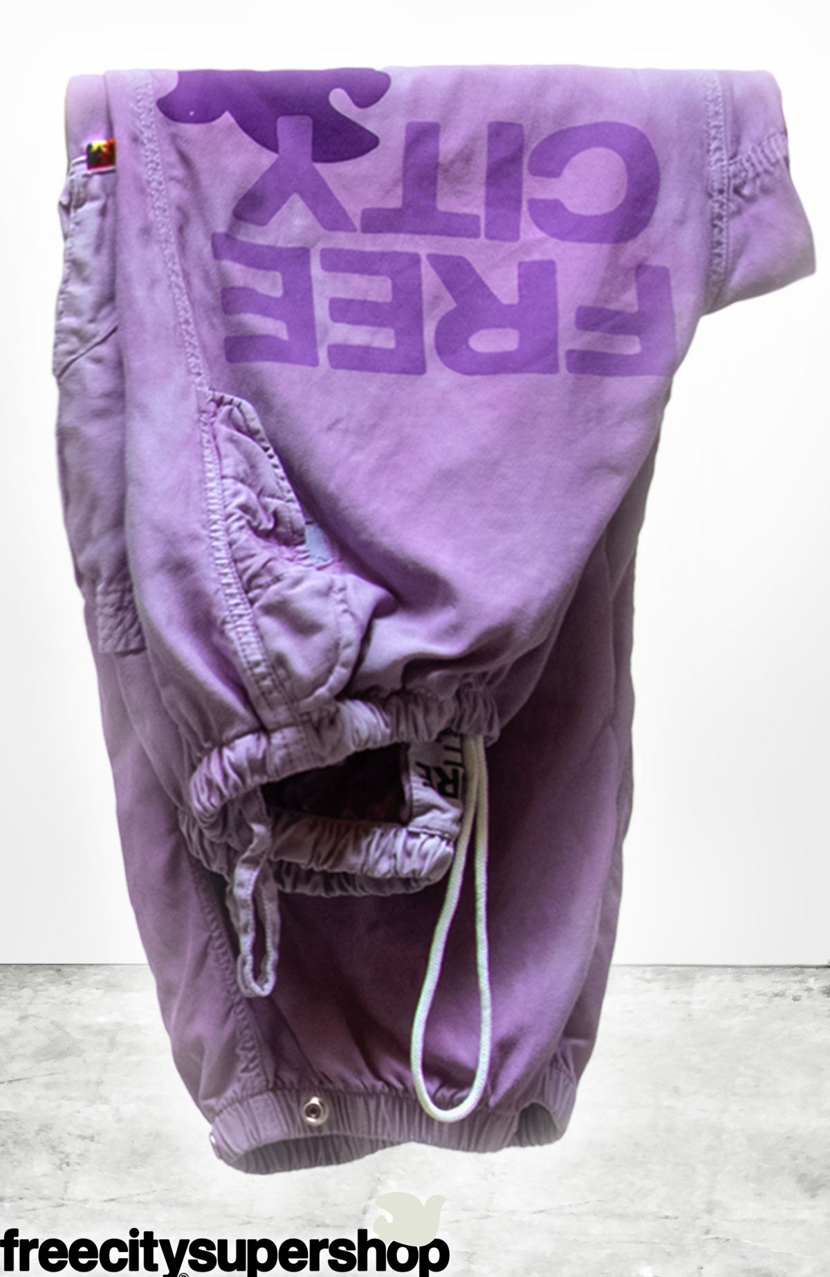 Freecity - Flap/Snap Satin Airjump pant in Bloom