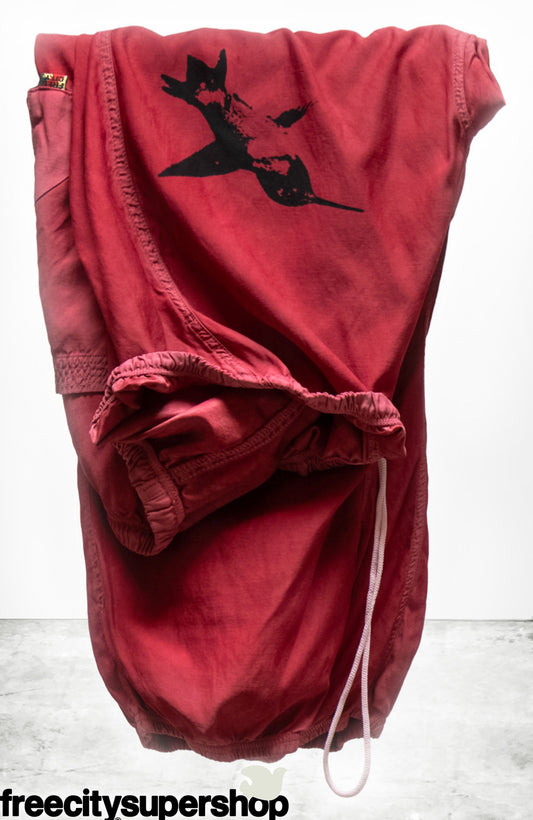 Freecity - LNL Sparrow Drawcord pant in Artyard Red