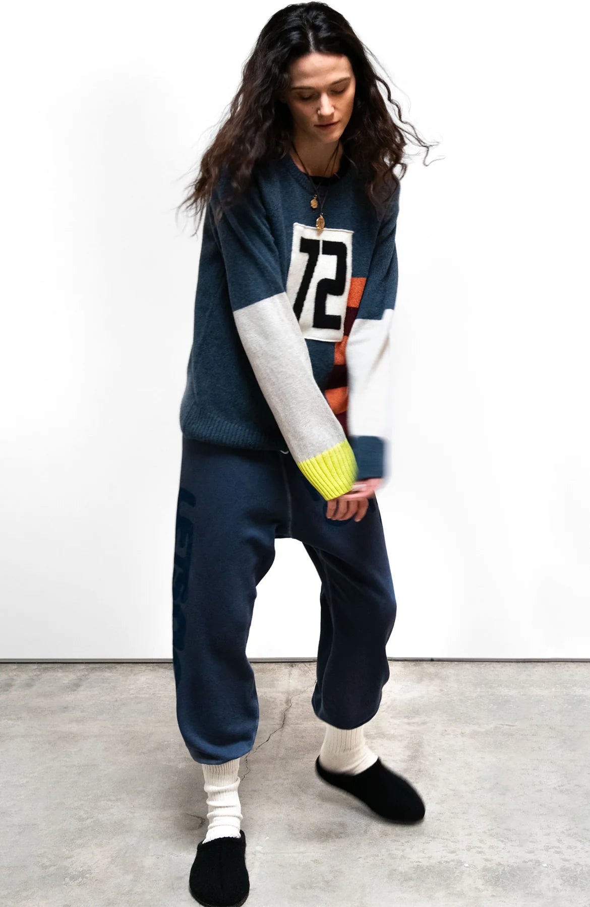 Freecity - LETS GO SUPER VINATGE SWEAT PANT in Moonshrooms Powder