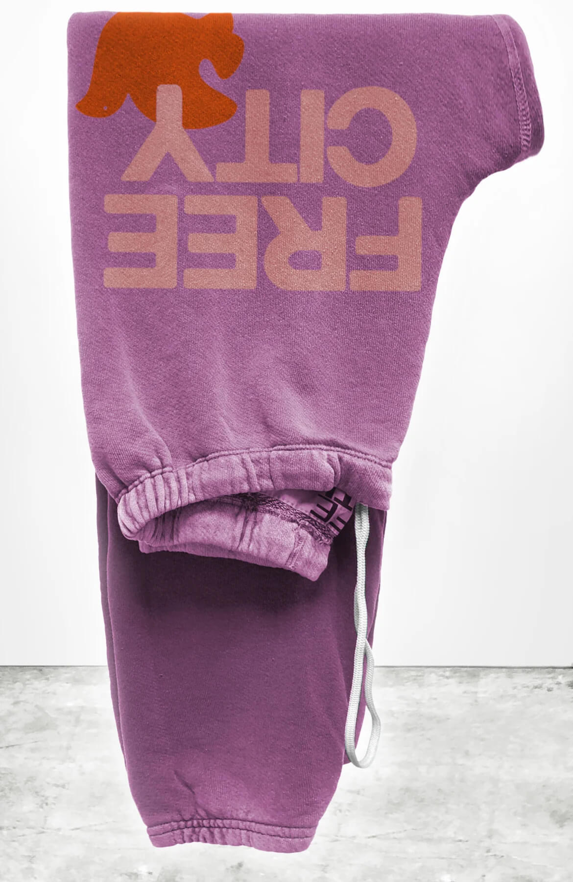 Large Logo Sweatpants in Pink Petal