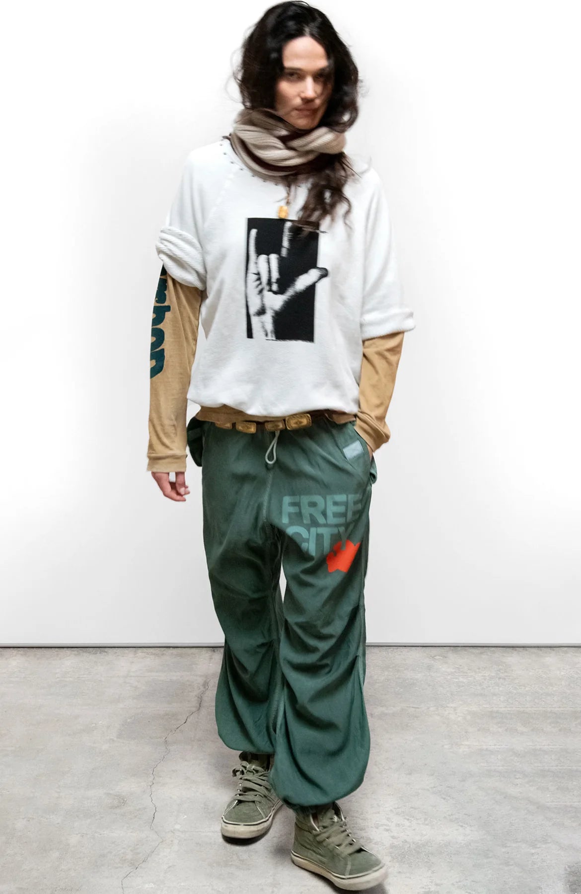 FLAP/SNAP FREECITY MATTE/SATIN AIRJUMP pant - Surplus