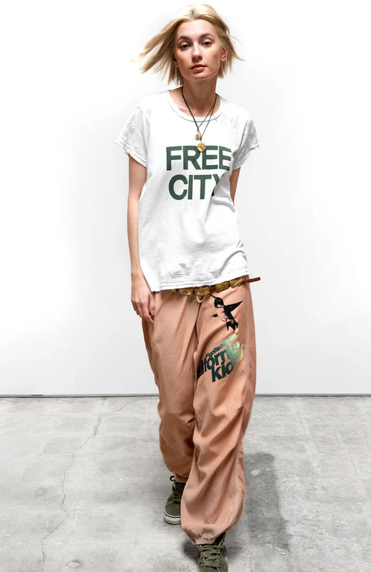 Freecity - California kid loose drawcord pant in canyon powder