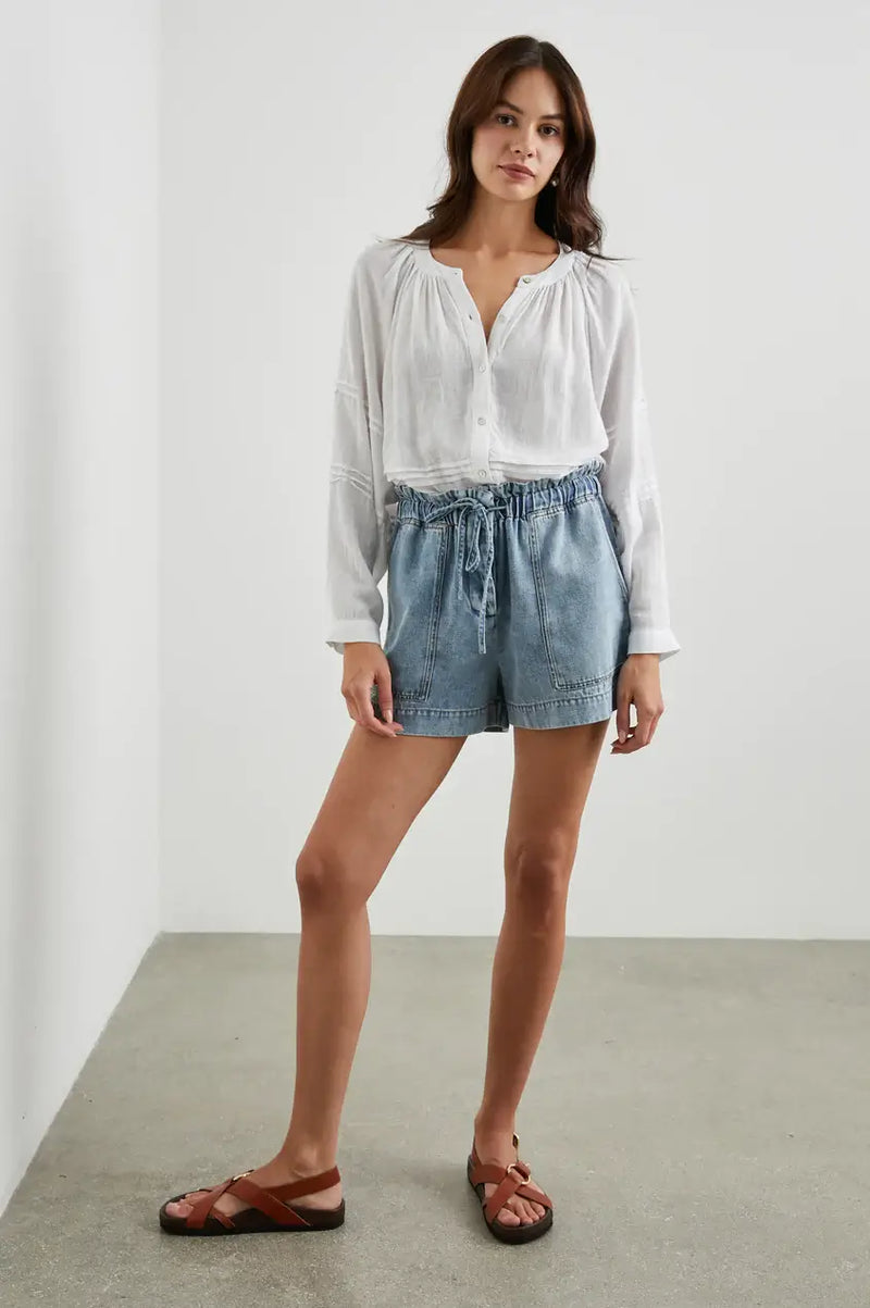 Rails - Frances Top in White