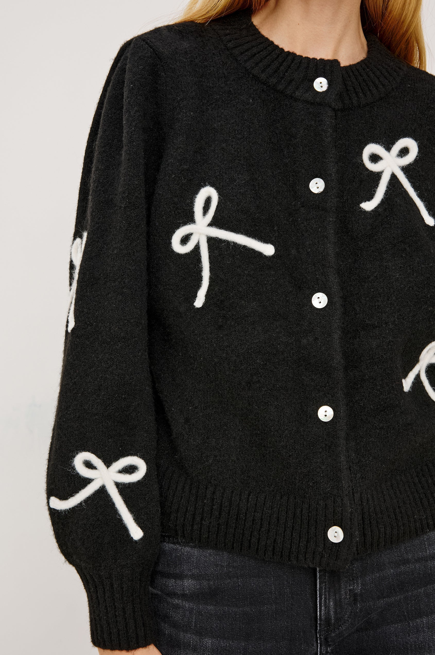 Rails - Francesca cardigan Black Ivory