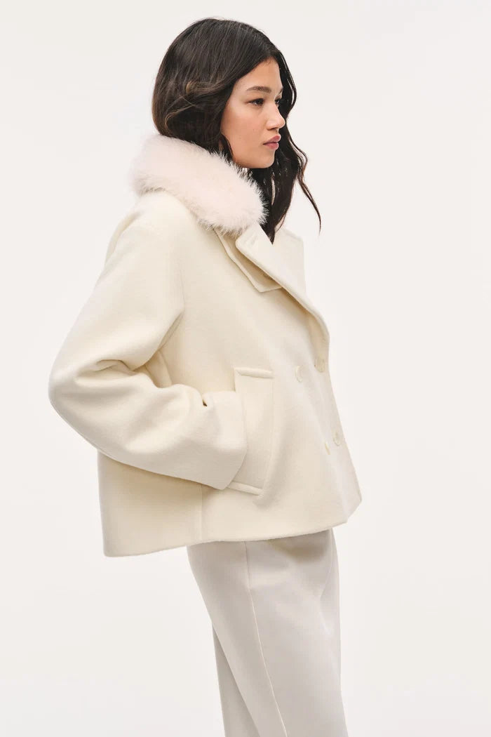Love Shack Fancy - Francis Jacket in Winter White