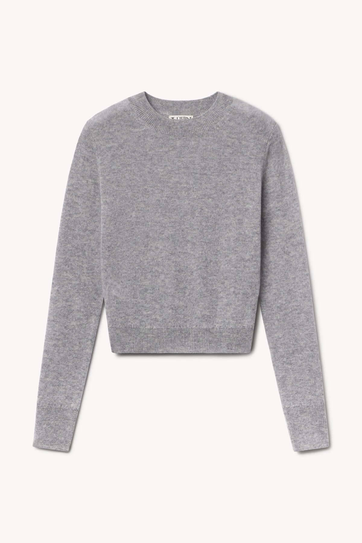 Eterne - Francis Cashmere Sweater in Heather Grey