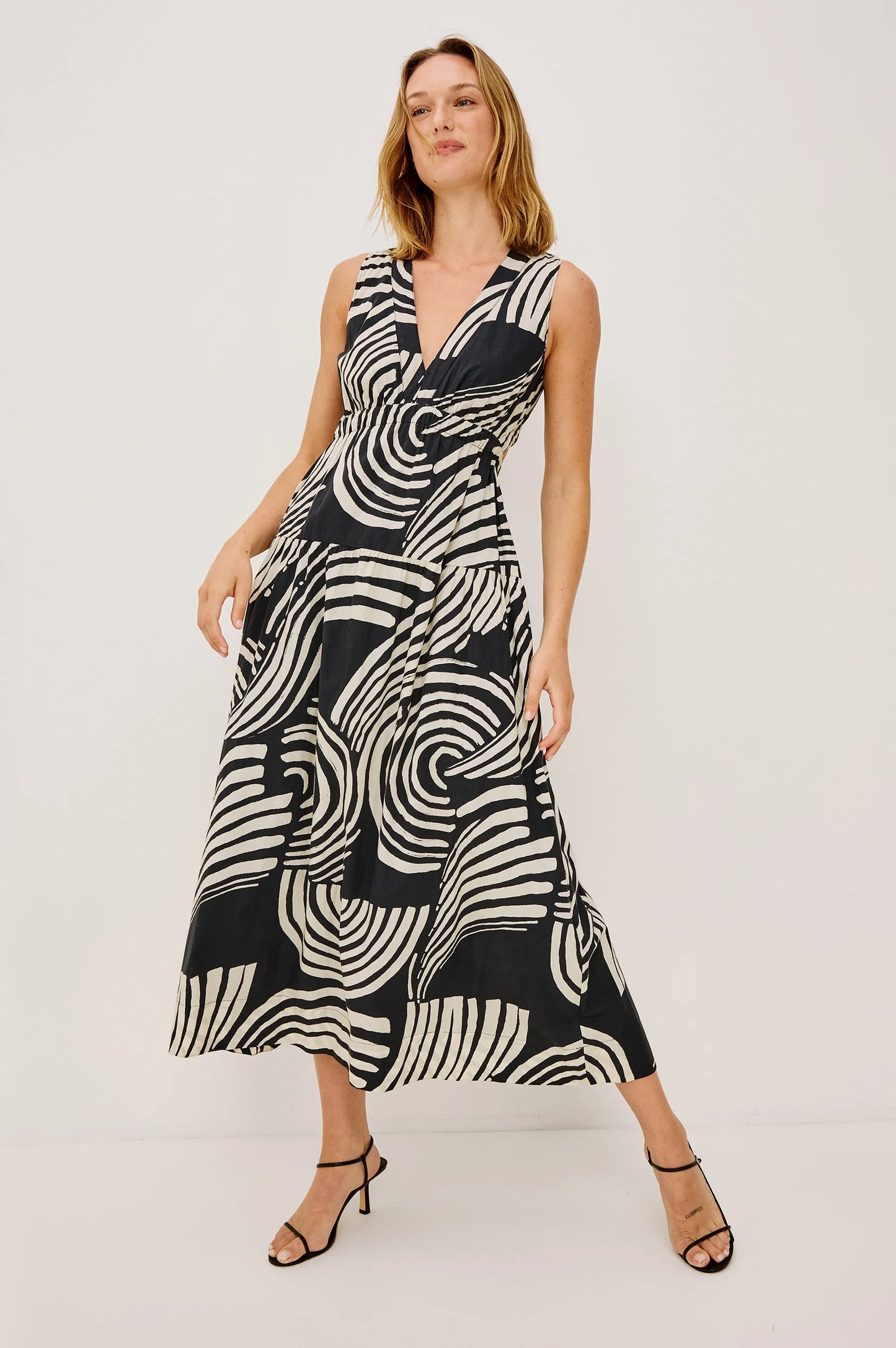 Rails - Genevieve dress in onyx waves