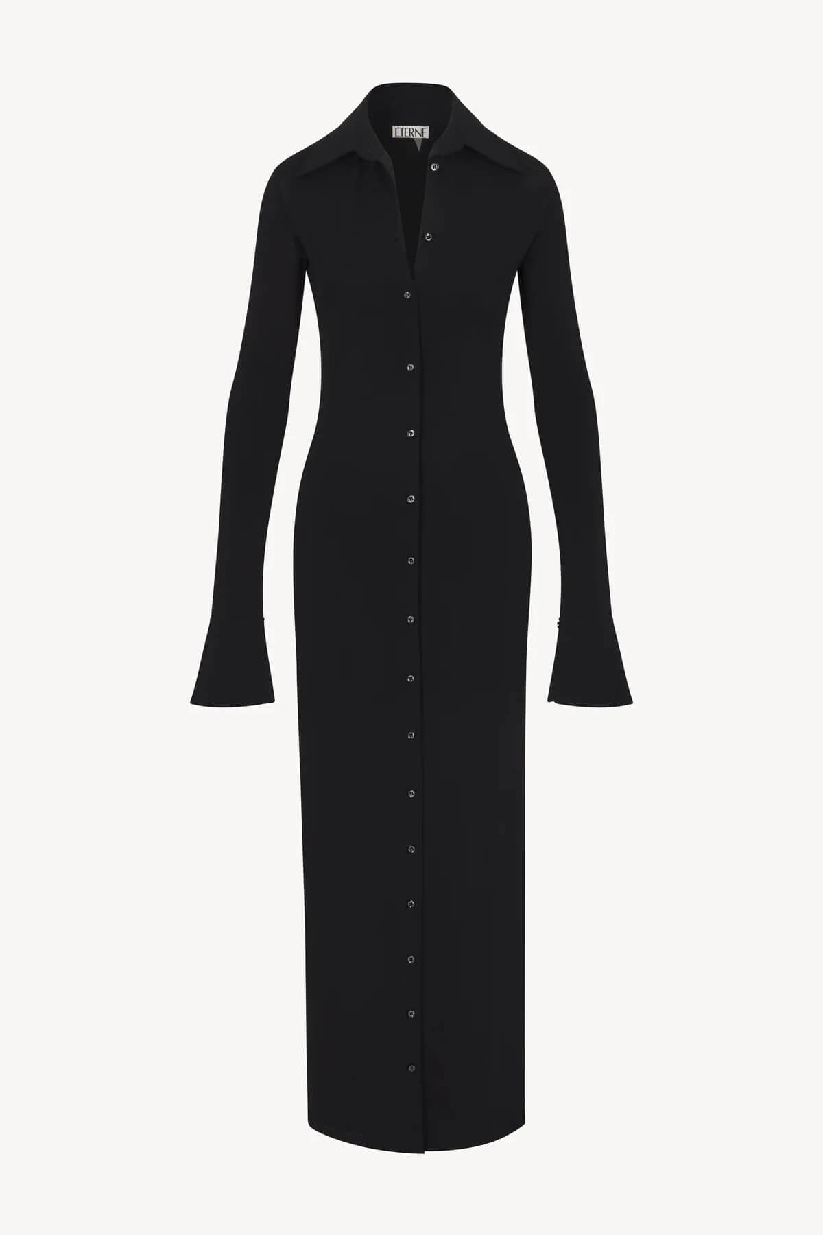 Eterne - Georgia Maxi Dress in black