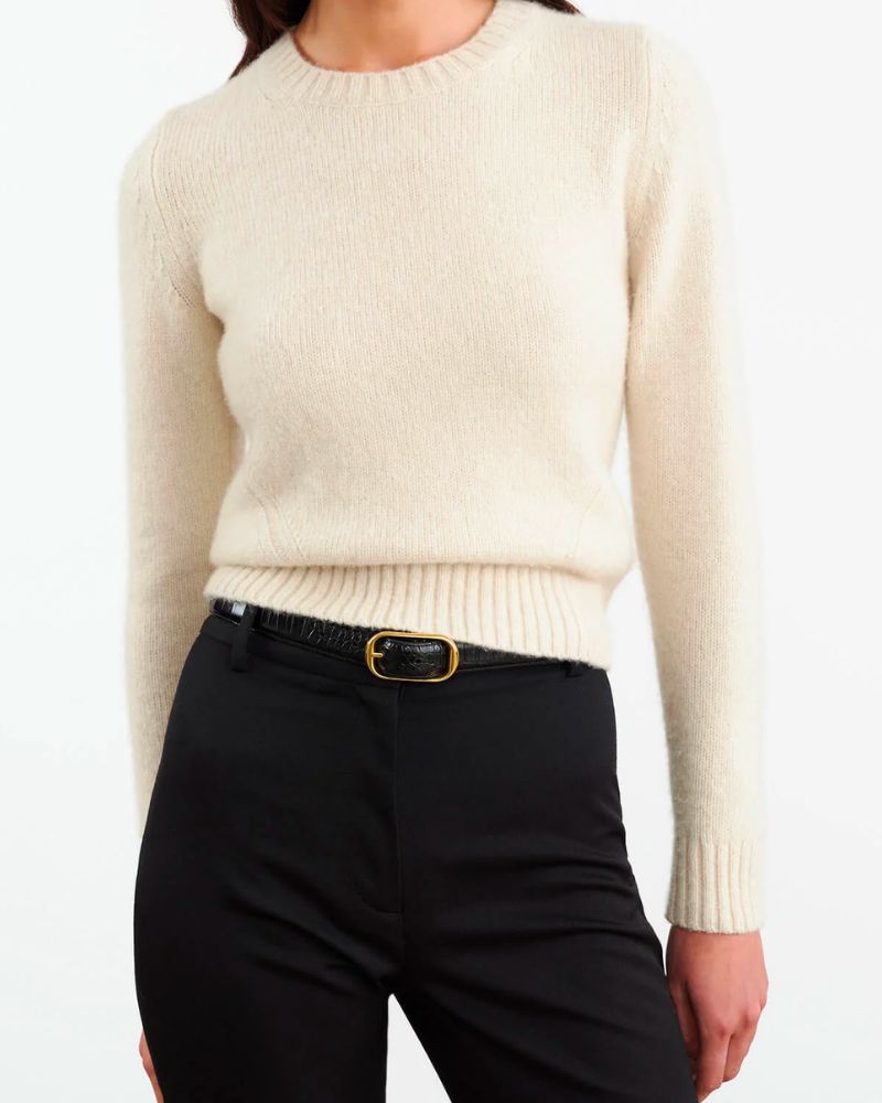 Nili Lotan - Gwendolyn Sweater in Light Oat Melange