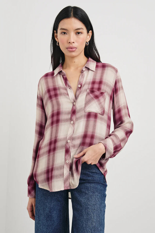 Rails - Hunter shirt in Faded Plum