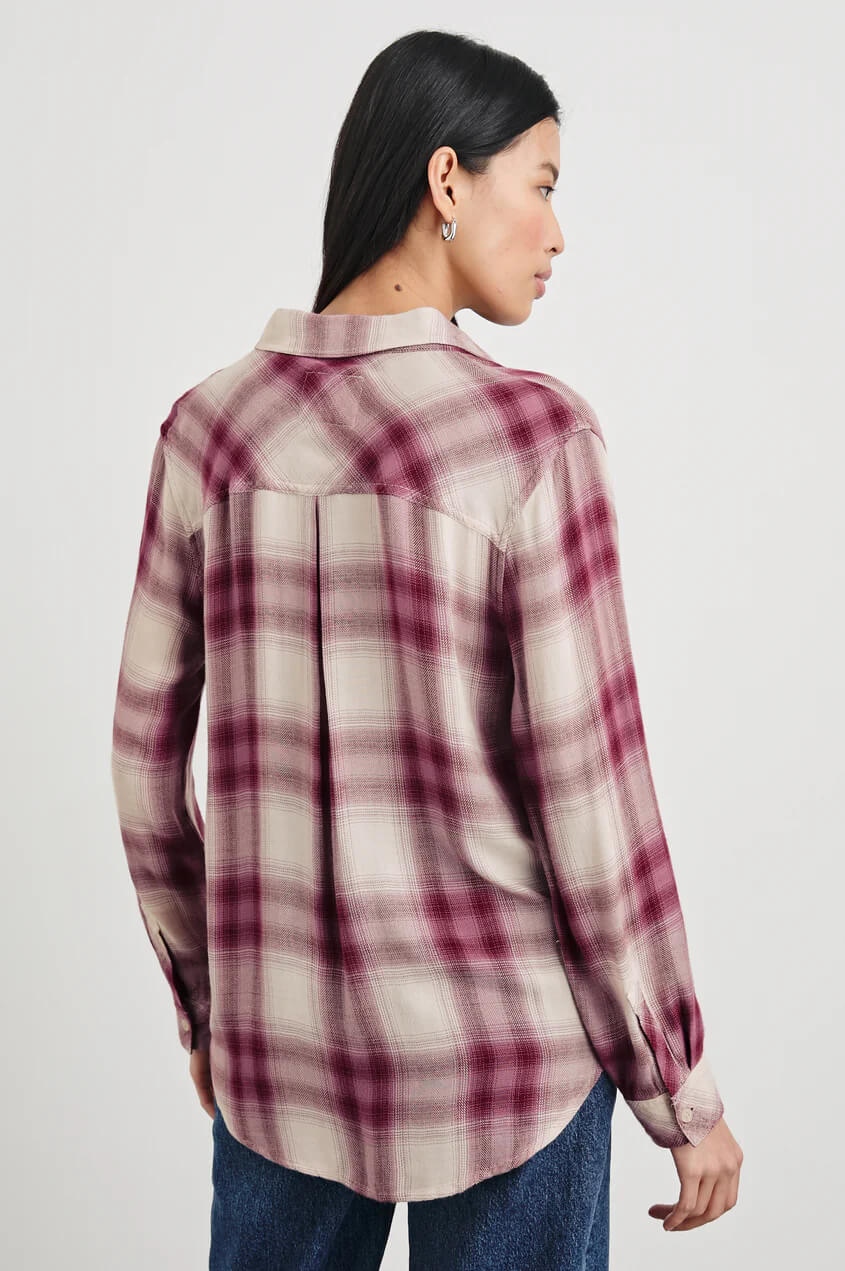 Rails - Hunter shirt in Faded Plum