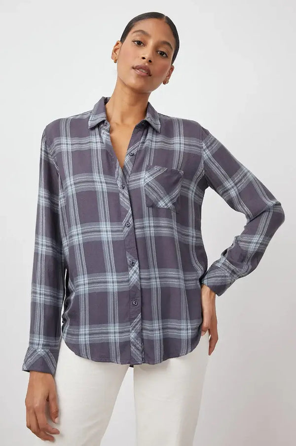 Rails - Hunter Shirt in Mint stone blue